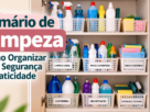 Armario de Limpeza Organizado