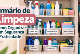 Armario de Limpeza Organizado